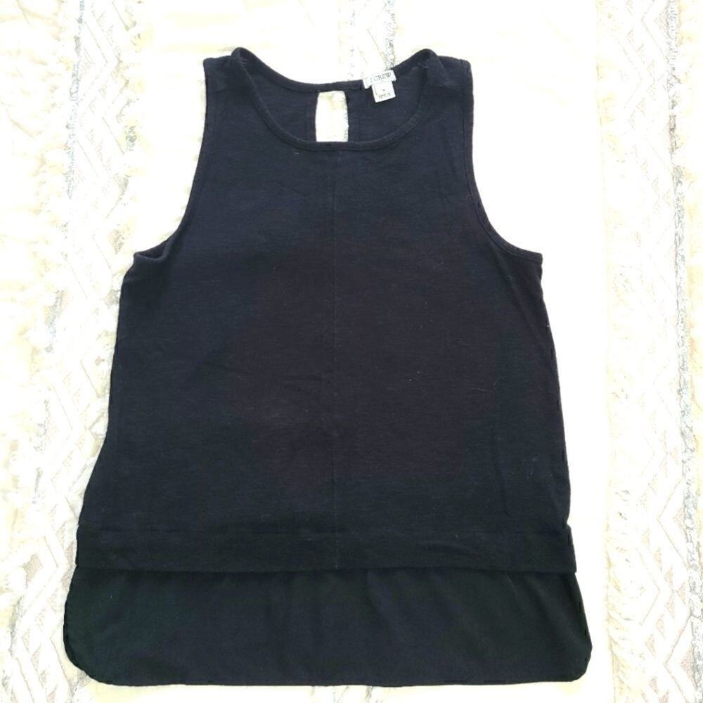 J. Crew Sleeveless Layered Top Size M